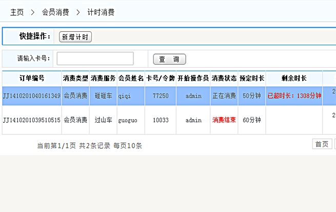 計時消費