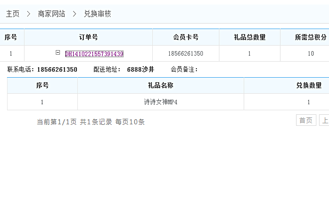 兌換審核