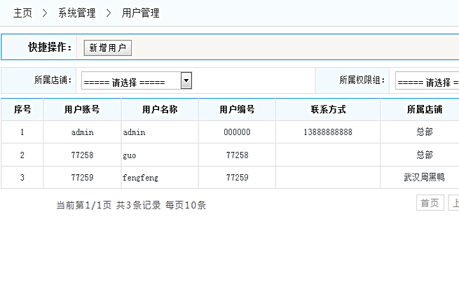 用戶管理