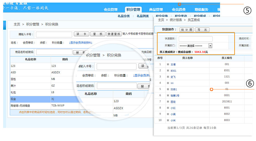 積分兌換禮品
