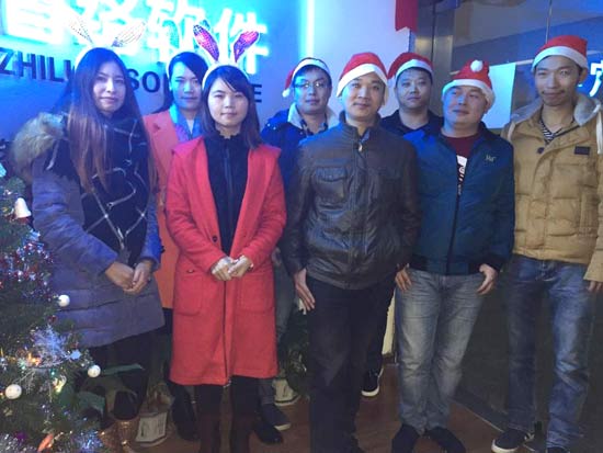你們公司圣誕節怎么過？智絡軟件圣誕節狂歡節