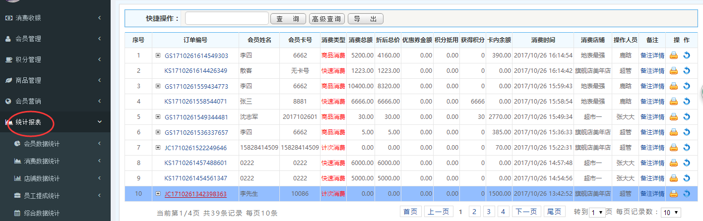 數(shù)據(jù)報(bào)表