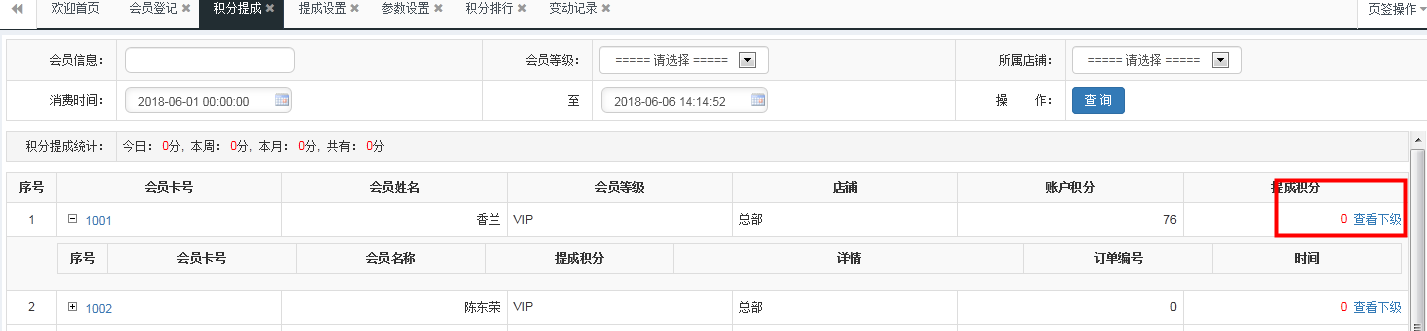 積分提成